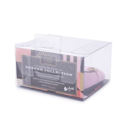 Ballerine in finta pelle rosa per My FAO Doll 40cm - FAO Schwarz