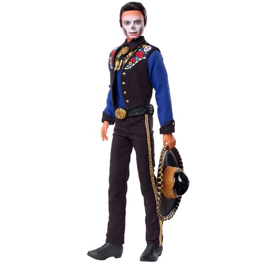 Ken Dia De Muertos con Abito Tradizionale e Volto Dipinto a Tema Calavera - Barbie - Barbie