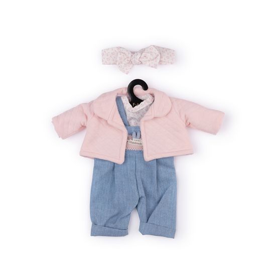 Salopette effetto denim con giacchina per My FAO Doll 40cm - FAO Schwarz