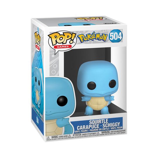 Funko POP! Squirtle - Pokémon #504 9cm - Funko, Pokémon