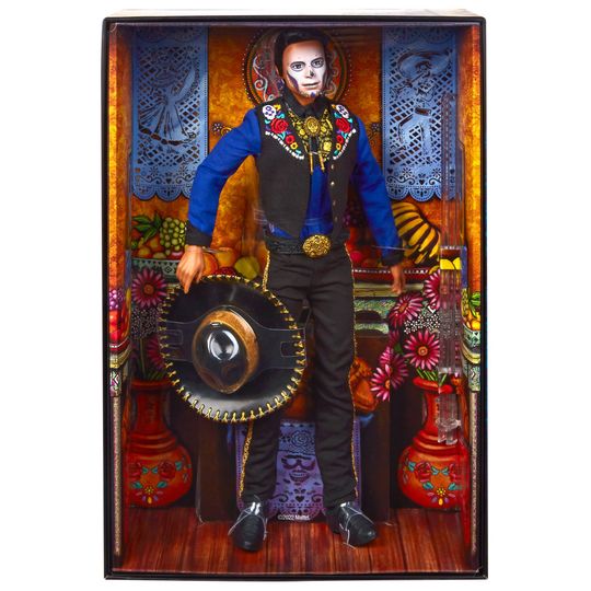 Ken Dia De Muertos con Abito Tradizionale e Volto Dipinto a Tema Calavera - Barbie - Barbie