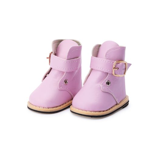 Scarponcino alto rosa con fibbia per My FAO Doll 40cm - FAO Schwarz