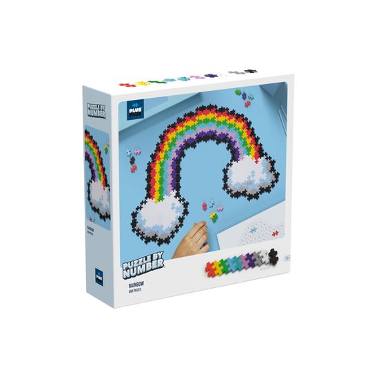 Puzzle By Number Rainbow - Plus-Plus
