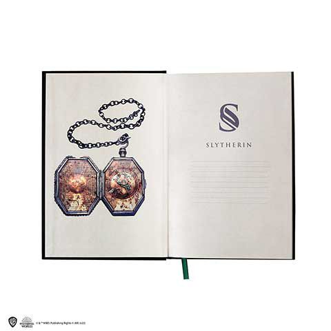Quaderno rigido e segnalibro Serpeverde scudo - Harry Potter