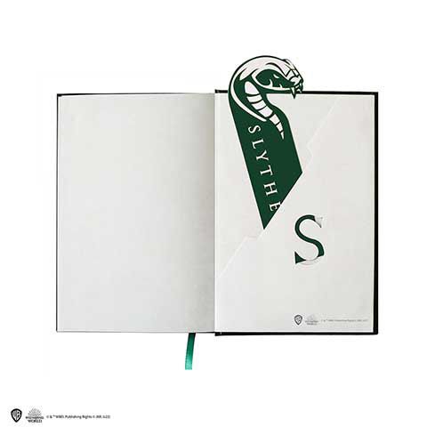 Quaderno rigido e segnalibro Serpeverde scudo - Harry Potter