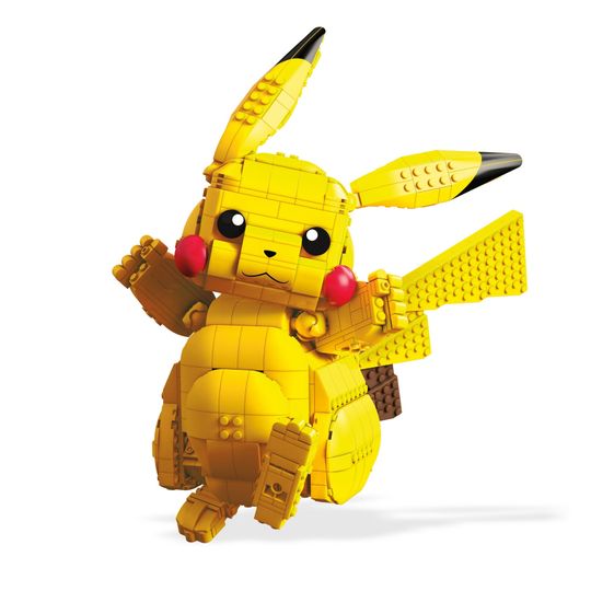 Mega Construx Pokemon Pikachu Gigante, personaggio da assemblare da oltre 600 pezzi - Mega Costruzioni, Pokémon