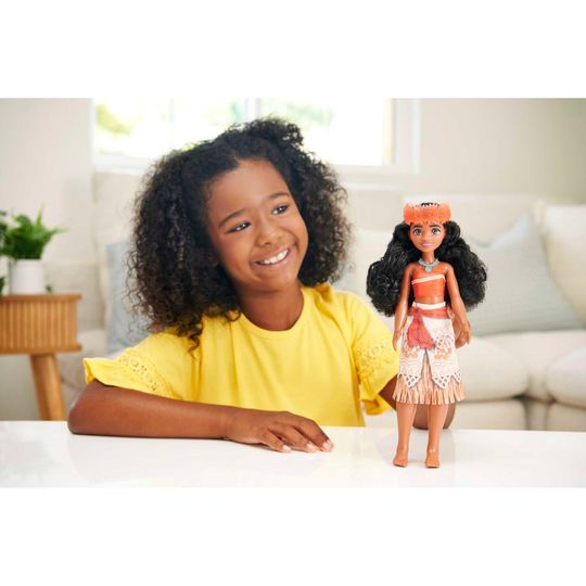 Vaiana Bambola Snodata con capi e accessori scintillanti, Disney Princess - Disney