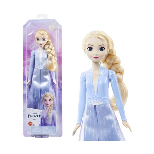 Elsa Bambola con abito esclusivo e accessori ispirati al film Disney Frozen II, HLW48 - Disney