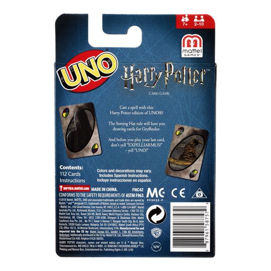 Gioco di carte UNO Edizione Speciale Harry Potter - Harry Potter, Mattel Games