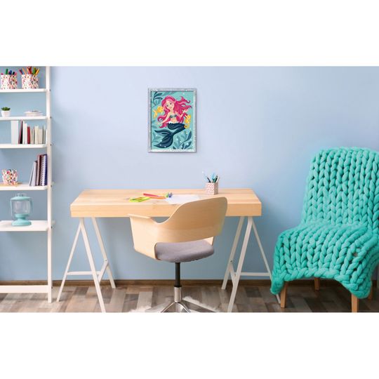 Creart Sirenetta, Serie D, Kit per dipingere con i numeri - Creart