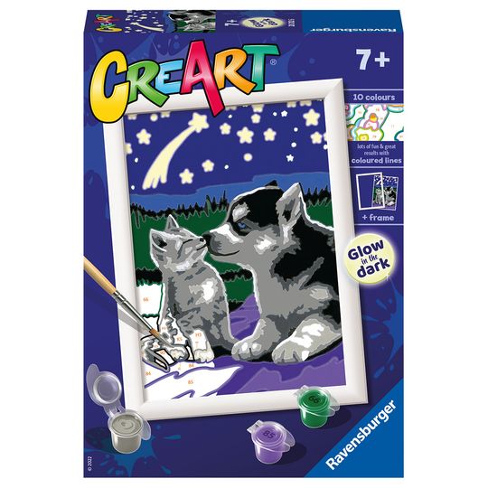Creart Amici Per Sempre, Serie E, Kit per dipingere con i numeri - Creart