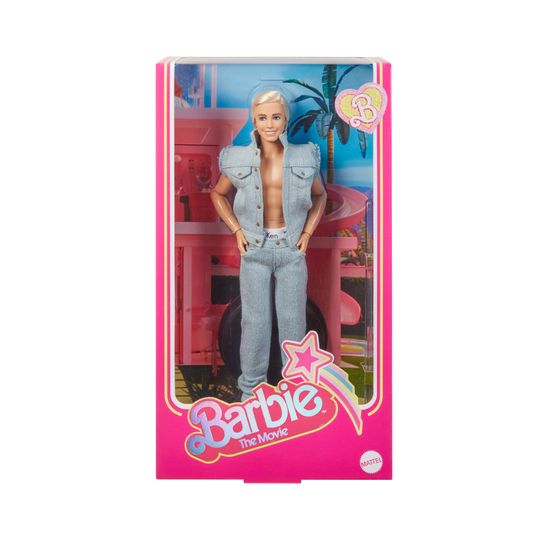 Ken con completo di jeans coordinato dal film Barbie, da collezione - Barbie