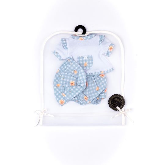 Completo estivo con maglietta, pantaloncino e cappellino per My FAO Doll 40 cm - FAO Schwarz