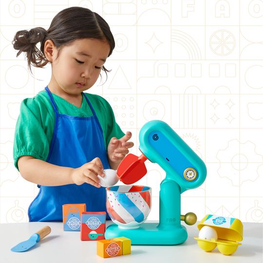 Kit da cucina con impastatrice Best Baker Pretend Mixer - FAO Schwarz