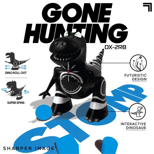 Robot Telecomandato Robotosaur Mini Dinosaur Sharper Image - Sharper Image