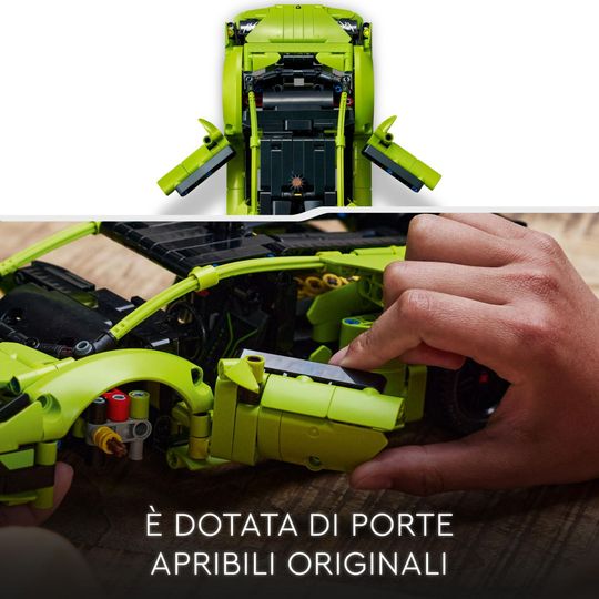 LEGO Technic 42161 Lamborghini Huracán Tecnica, Modellino Auto da Costruire, da Collezione - LEGO