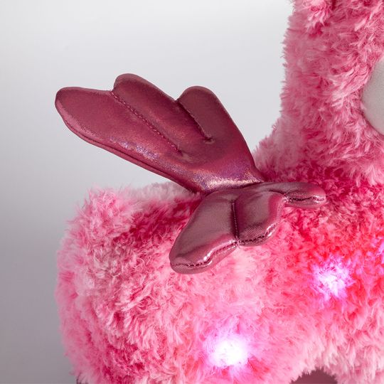 Peluche Llamacorn Rosa con Luci e Suoni, 38 cm - FAO Schwarz