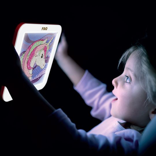 Kit per la Pittura Fai-da-Te con Diamanti a LED - FAO Schwarz