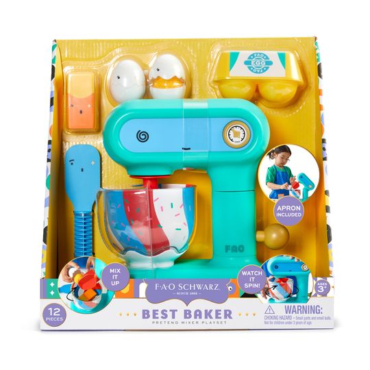 Kit da cucina con impastatrice Best Baker Pretend Mixer - FAO Schwarz