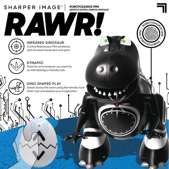 Robot Telecomandato Robotosaur Mini Dinosaur Sharper Image - Sharper Image