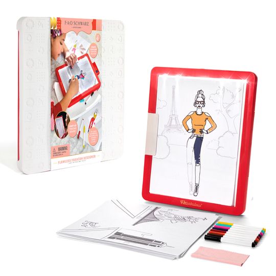 Tavoletta moda da ricalco Flawless Fashion Designer Light-Up - FAO Schwarz