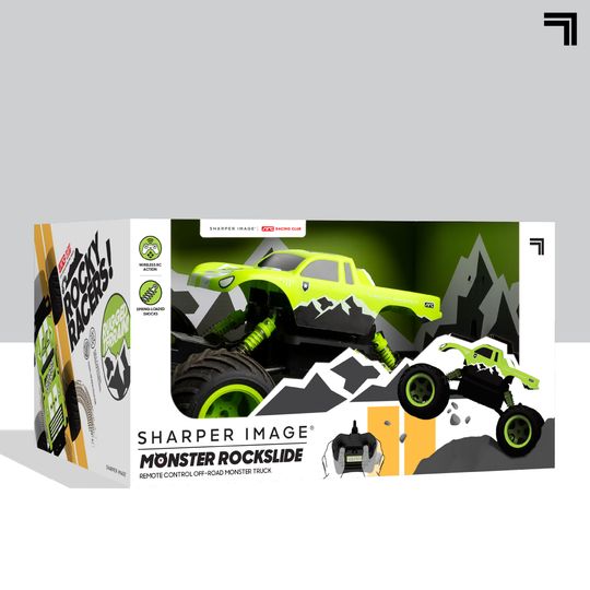 Fuoristrada Monster Rockslide RC Off-Road Truck Sharper Image - Sharper Image