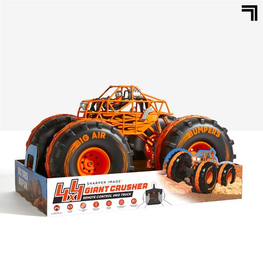 Fuoristrada 4x4 Giant Crusher Telecomandato Sharper Image - Sharper Image