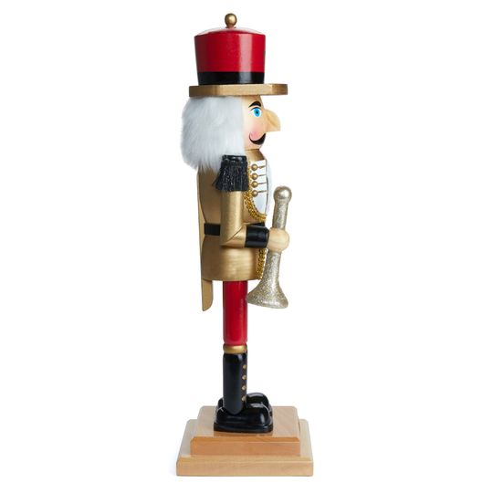 Schiaccianoci in legno con tromba 50 cm - FAO Schwarz
