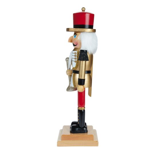 Schiaccianoci in legno con tromba 50 cm - FAO Schwarz