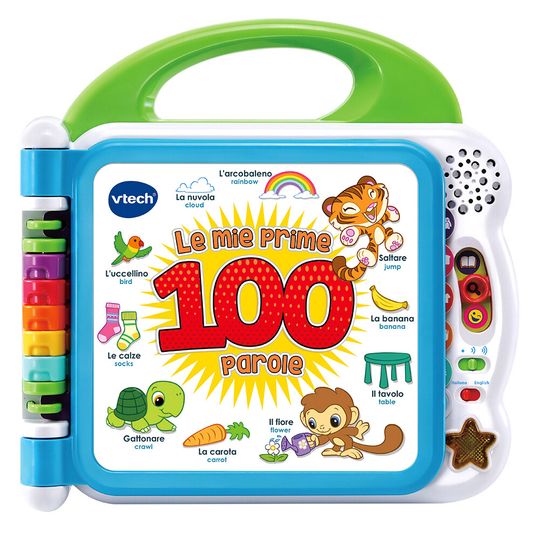 Il mio primo Libro illustrato bilingue, le mie prime 100 parole - VTech