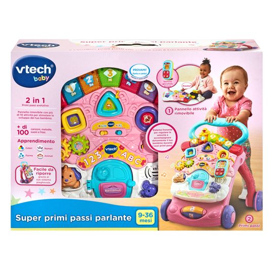 Super Primi Passi Parlante 2 in 1 - Rosa - VTech