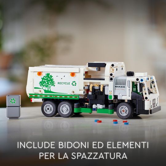 Lego Technic 42167 Camion Della Spazzatura Mack Lr Electric - LEGO