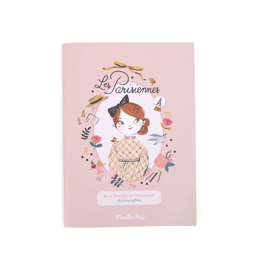 Libro da colorare Les Parisiennes  - Moulin Roty - Moulin Roty