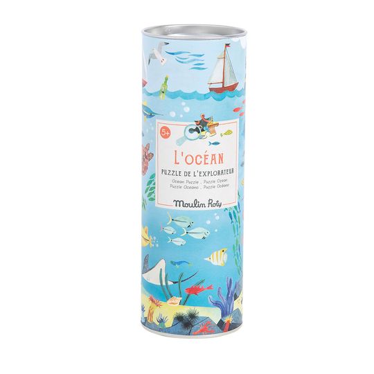 Puzzle dell'esploratore - Oceano - 96 pezzi - Il giardino del mulino - Moulin Roty - Moulin Roty