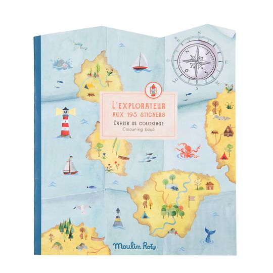 Il libro di adesivi Le Jardin du Moulin - Moulin Roty - Moulin Roty