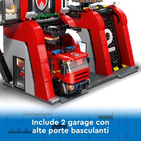 Lego City 60414 Caserma Dei Pompieri E Autopompa Con Camion - LEGO
