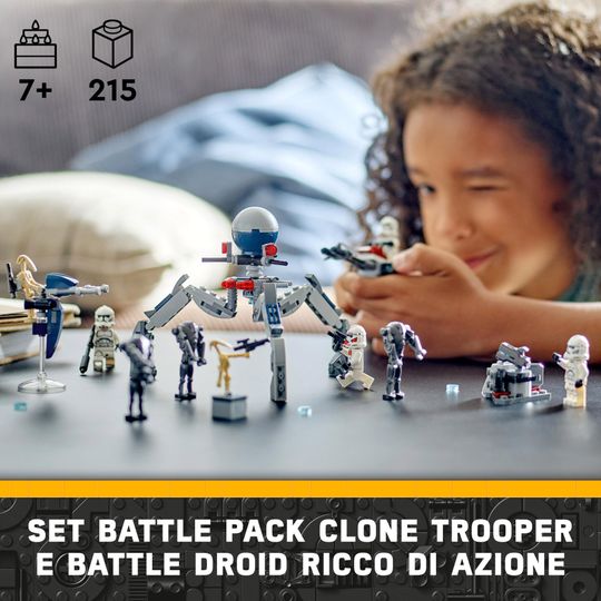 Lego Star Wars 75372 Battle Pack Clone Trooper E Battle Droid - LEGO, Star Wars
