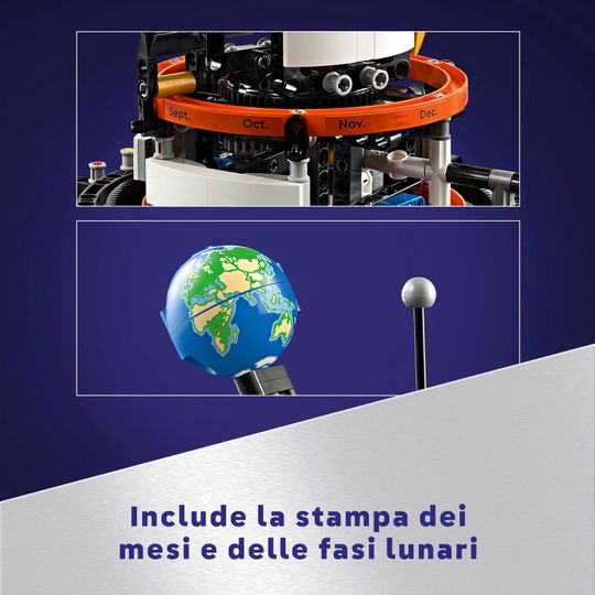 Lego Technic 42179 Pianeta Terra E Luna In Orbita - LEGO