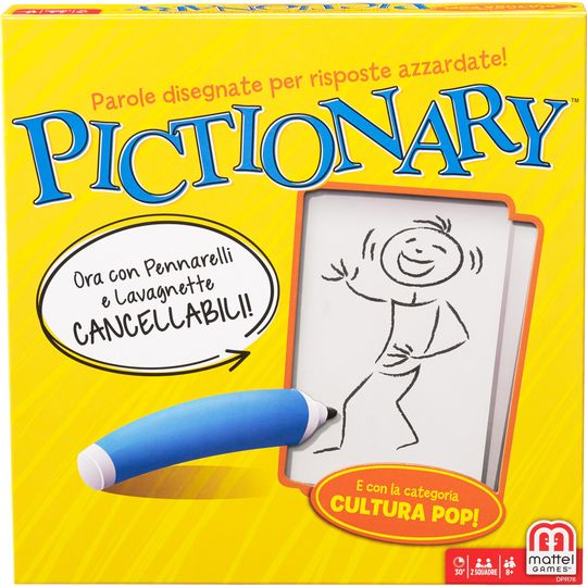 Pictionary, Gioco in scatola per tutta la famiglia - Mattel Games