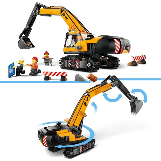 Lego City 60420 Escavatore Da Cantiere Giallo - LEGO