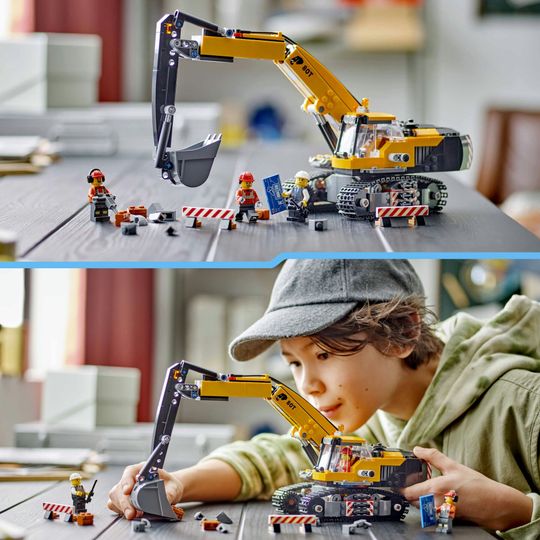 Lego City 60420 Escavatore Da Cantiere Giallo - LEGO