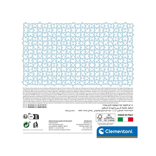 Clementoni puzzle Milan Best Of - 1000 pezzi - Clementoni