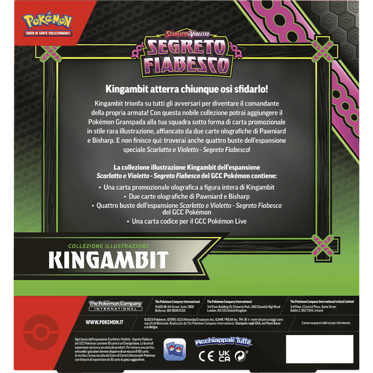 Pokemon Sv6.5 Segreto Fiabesco Collezione - Illustrazione Kingambit - Pokémon