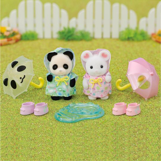 Amici dell'asilo - sotto la pioggia Sylvanian Families - Sylvanian Families