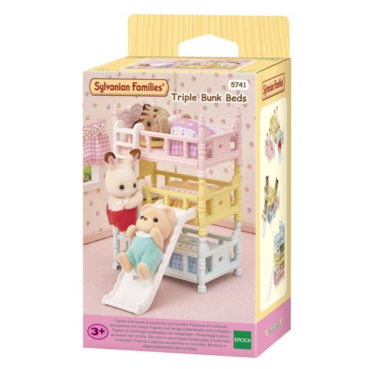 Letto a castello triplo colorato - accessori e arredamento per la casa Sylvanian Families - Sylvanian Families