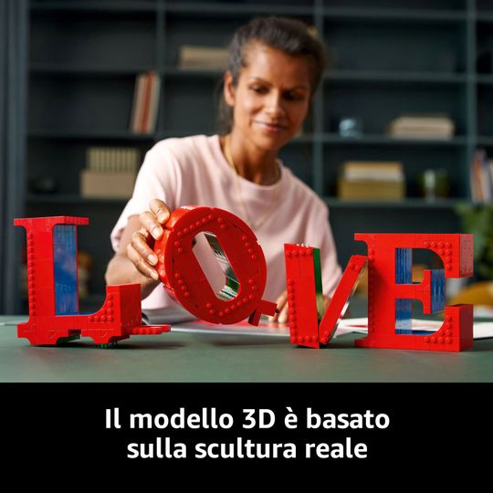 Lego Art 31214 Love: Scultura Pop di Robert Indiana - LEGO