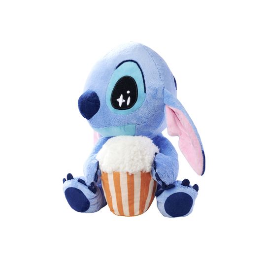 Peluche Disney Stitch 25 cm con pop corn - Disney