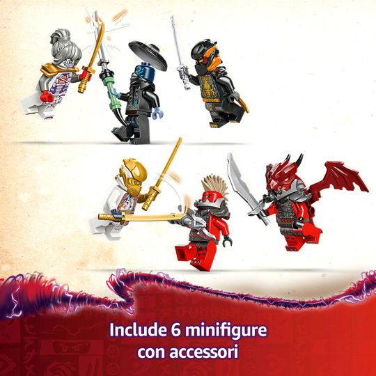 Lego Ninjago 71834 Mech Ultra Combinatore di Zane - LEGO