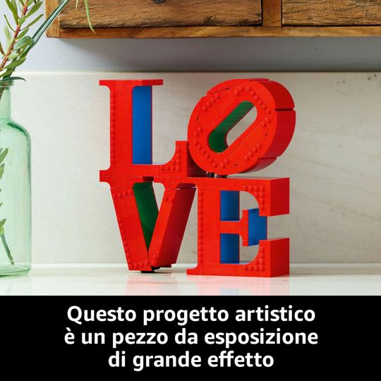 Lego Art 31214 Love: Scultura Pop di Robert Indiana - LEGO