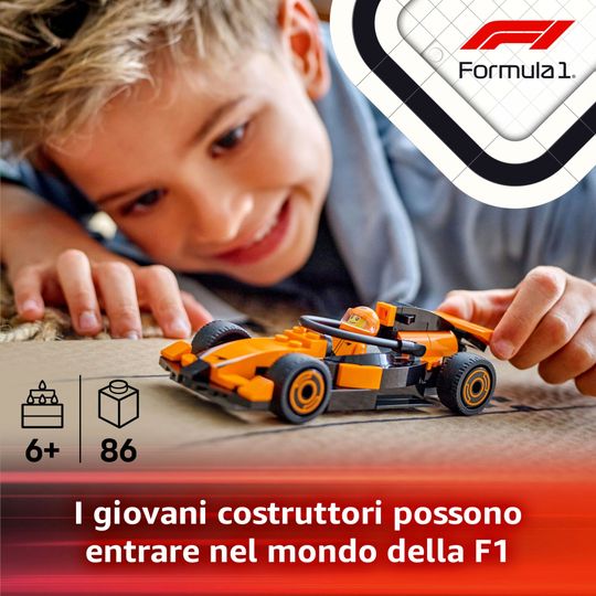 Lego City 60442 Pilota e Monoposto McLaren F1 - LEGO